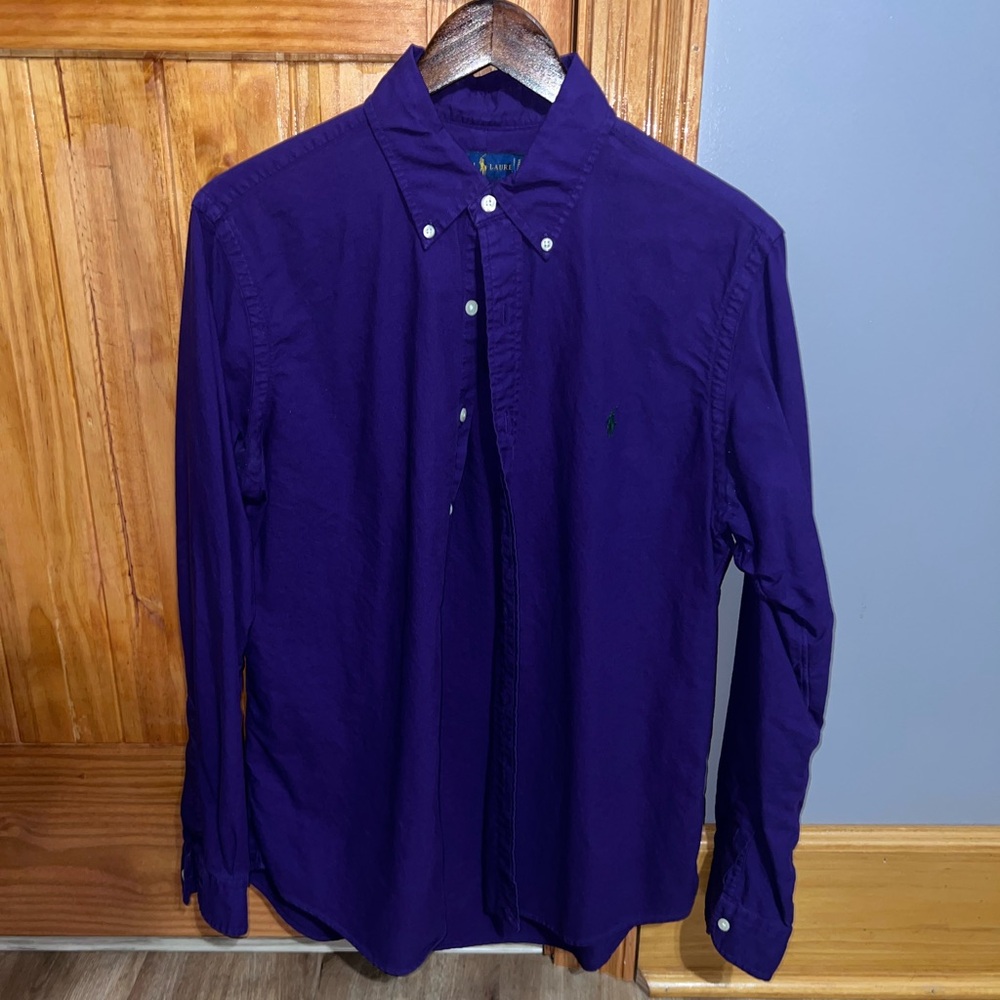 COPY - Men's Purple Button-Down Shirt, Ralph Lauren.